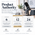 Authority Booking Volume  Packages